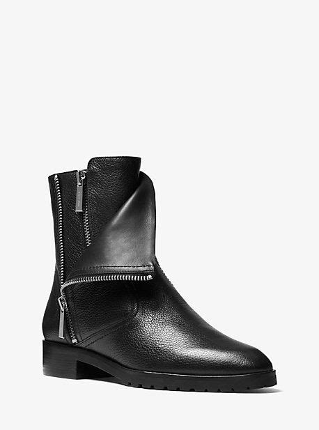 michael michael kors andi leather ankle boot|Michael Kors ankle boots sale.